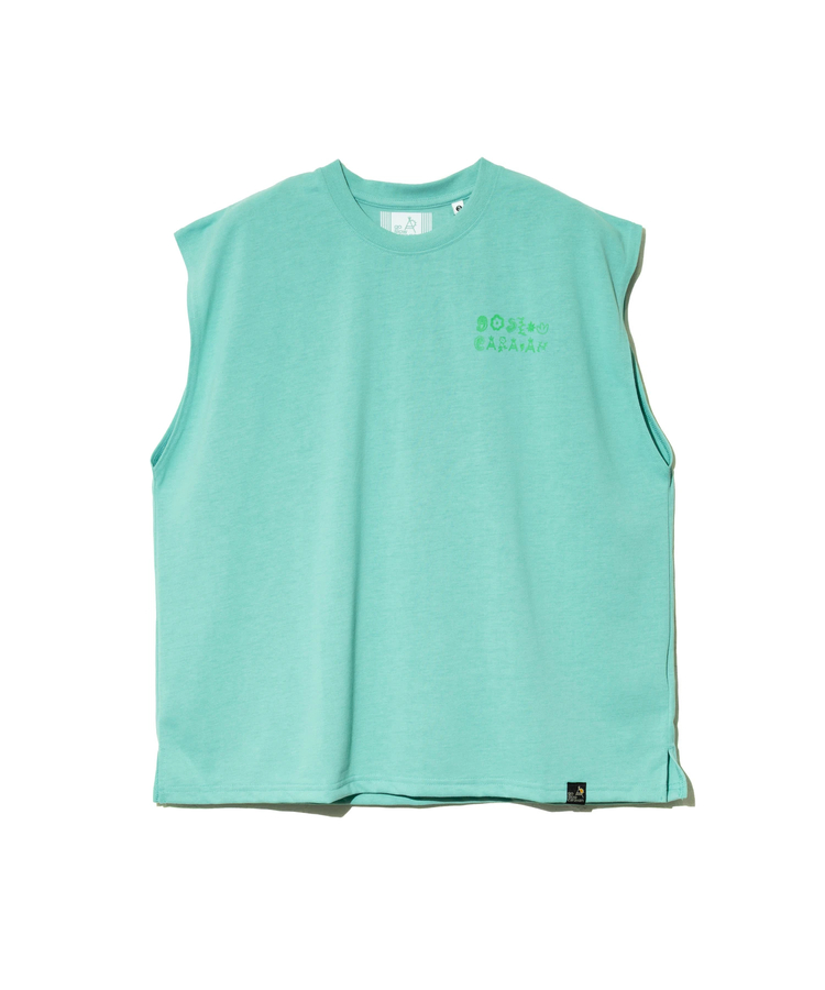 go slow caravan(ゴースローキャラバン) |Drymix ペイズリー ノースリーブ BIG TEE (MENS)