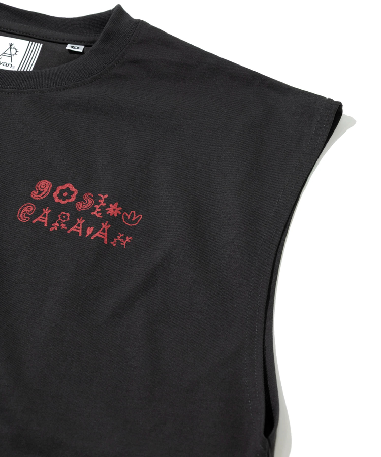 go slow caravan(ゴースローキャラバン) |Drymix ペイズリー ノースリーブ BIG TEE (MENS)