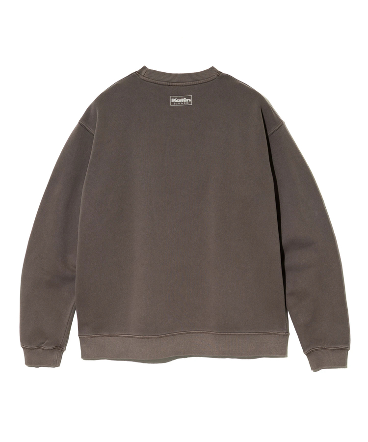 go slow caravan(ゴースローキャラバン) |【GSC別注】KATIN/ケイティン スカル製品染めトレーナー -SKATEBOARD- (MENS)