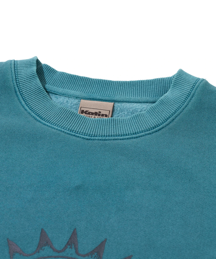 go slow caravan(ゴースローキャラバン) |【GSC別注】KATIN/ケイティン スカル製品染めトレーナー -SKATEBOARD- (MENS)