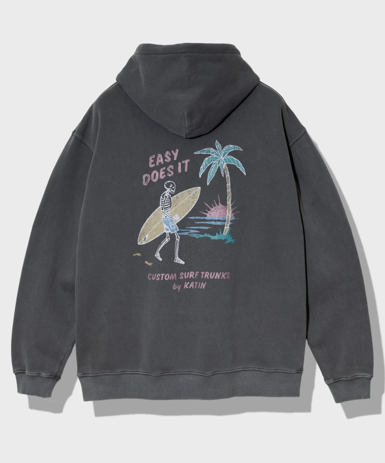 go slow caravan(ゴースローキャラバン) |【GSC別注】KATIN/ケイティン スカル製品染め POパーカー -SURF- (MENS)