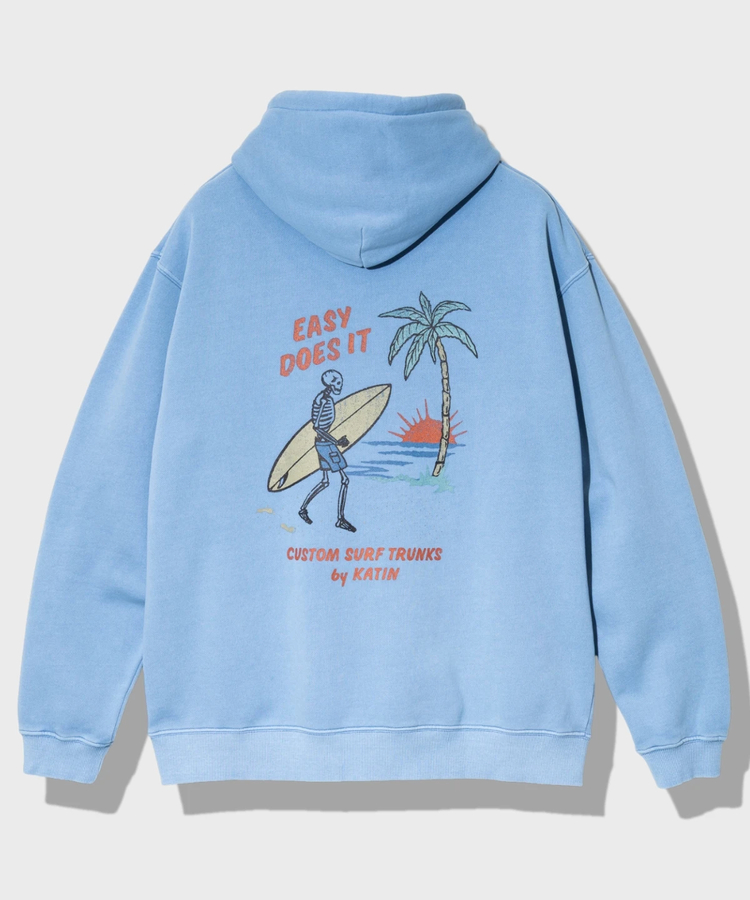 go slow caravan(ゴースローキャラバン) |【GSC別注】KATIN/ケイティン スカル製品染め POパーカー -SURF- (MENS)