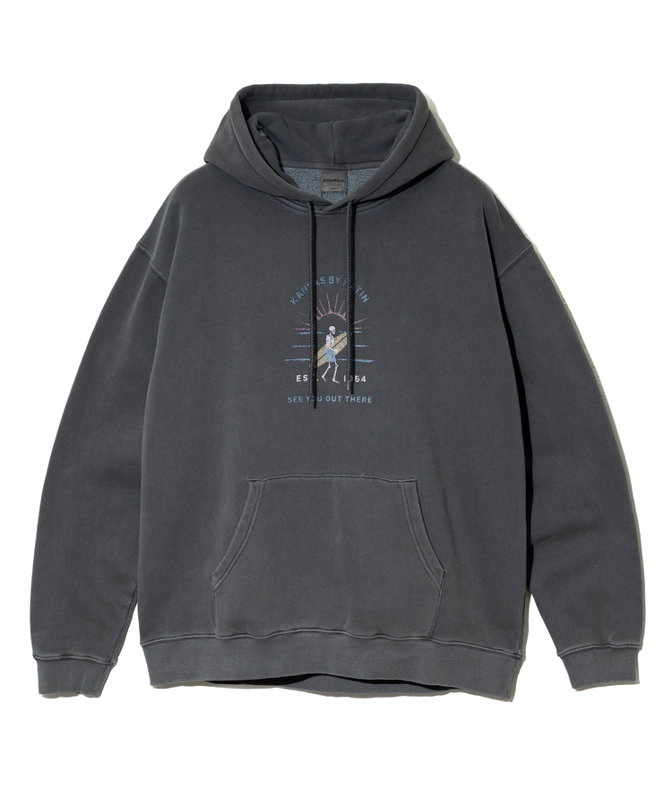 go slow caravan(ゴースローキャラバン) |【GSC別注】KATIN/ケイティン スカル製品染め POパーカー -SURF- (MENS)