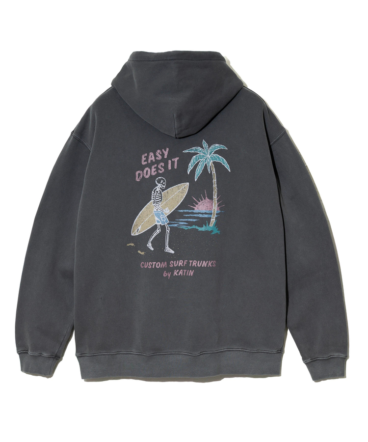 go slow caravan(ゴースローキャラバン) |【GSC別注】KATIN/ケイティン スカル製品染め POパーカー -SURF- (MENS)