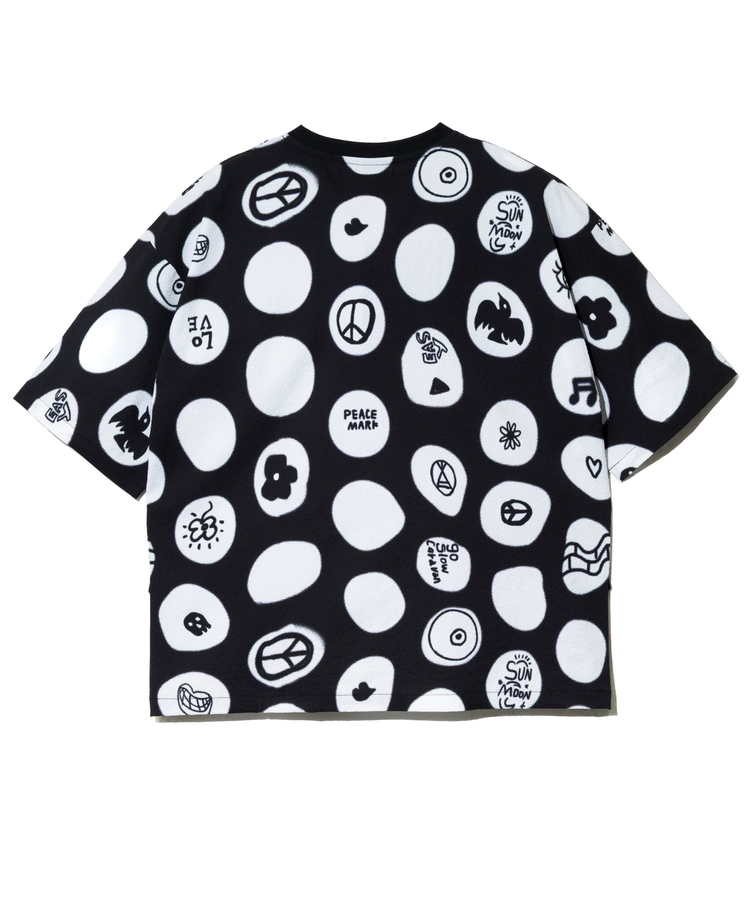 go slow caravan(ゴースローキャラバン) |ストレッチサッカー総柄プリントS/STEE (MENS)