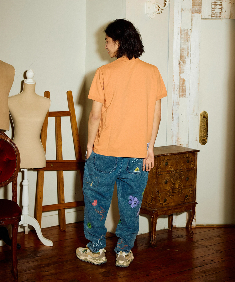 go slow caravan(ゴースローキャラバン) |落書きプリントイージーパンツ (MENS/WOMENS)