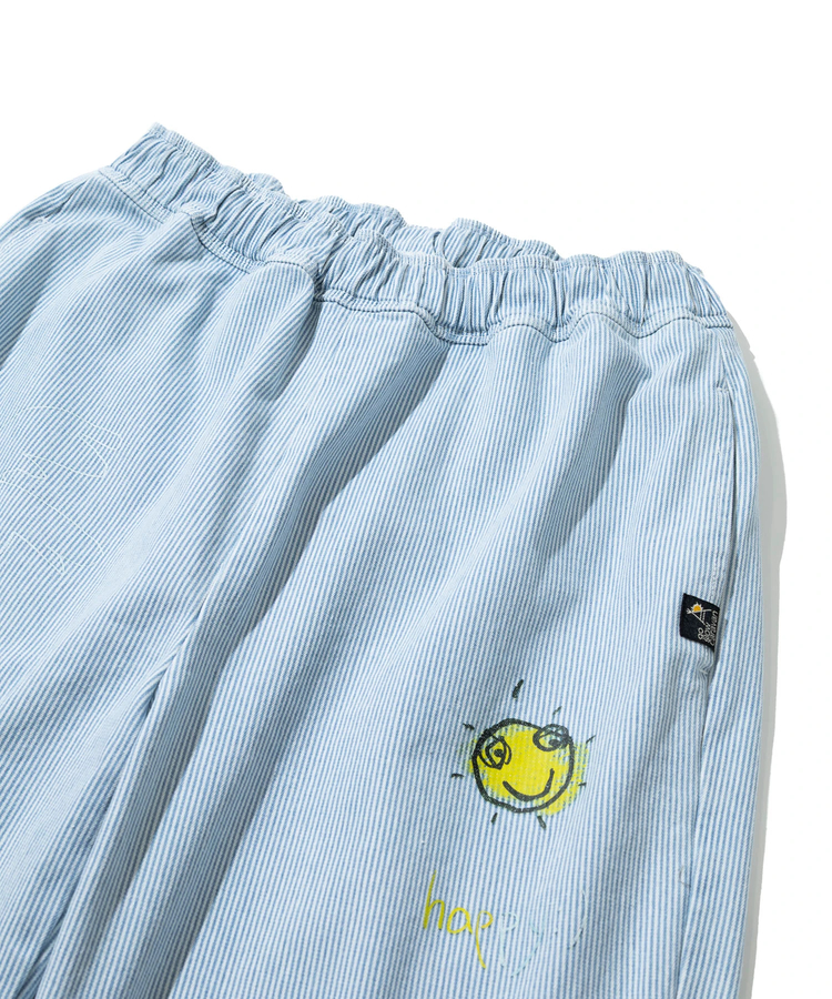 go slow caravan(ゴースローキャラバン) |落書きプリントイージーパンツ (MENS/WOMENS)