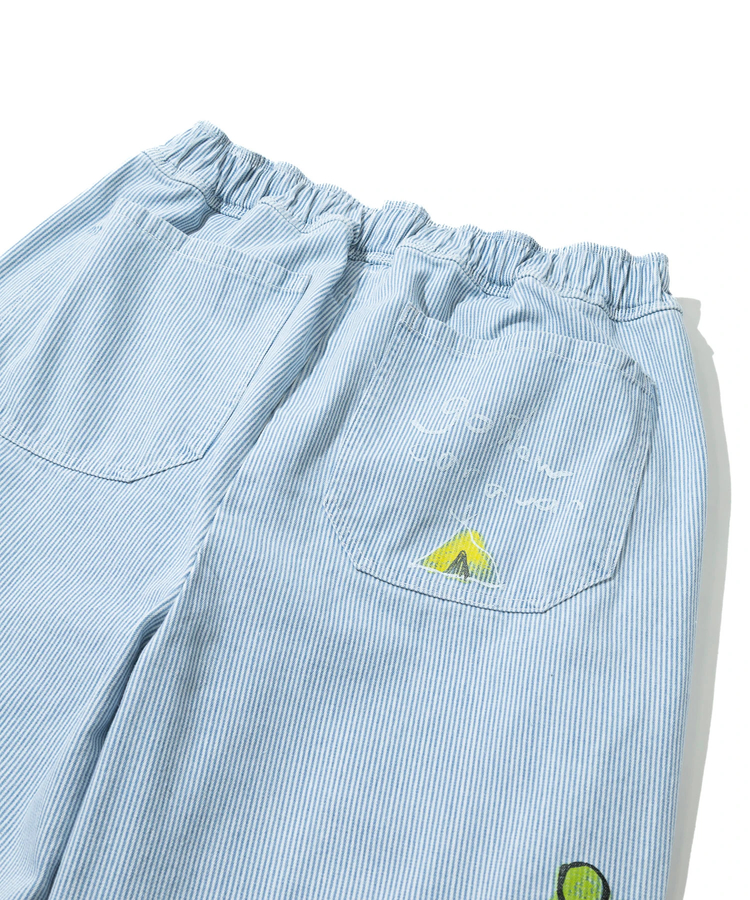 go slow caravan(ゴースローキャラバン) |落書きプリントイージーパンツ (MENS/WOMENS)