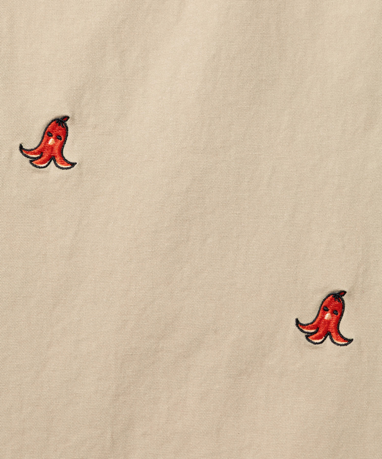 go slow caravan(ゴースローキャラバン) |コットンスラブ刺繍ベイカーパンツ (MENS)