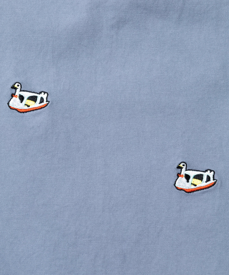 go slow caravan(ゴースローキャラバン) |コットンスラブ刺繍ベイカーパンツ (MENS)