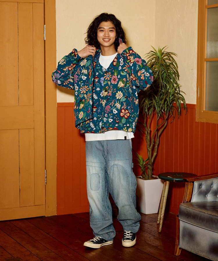 go slow caravan(ゴースローキャラバン) |リメイクヒッコリーペインターパンツ (MENS)