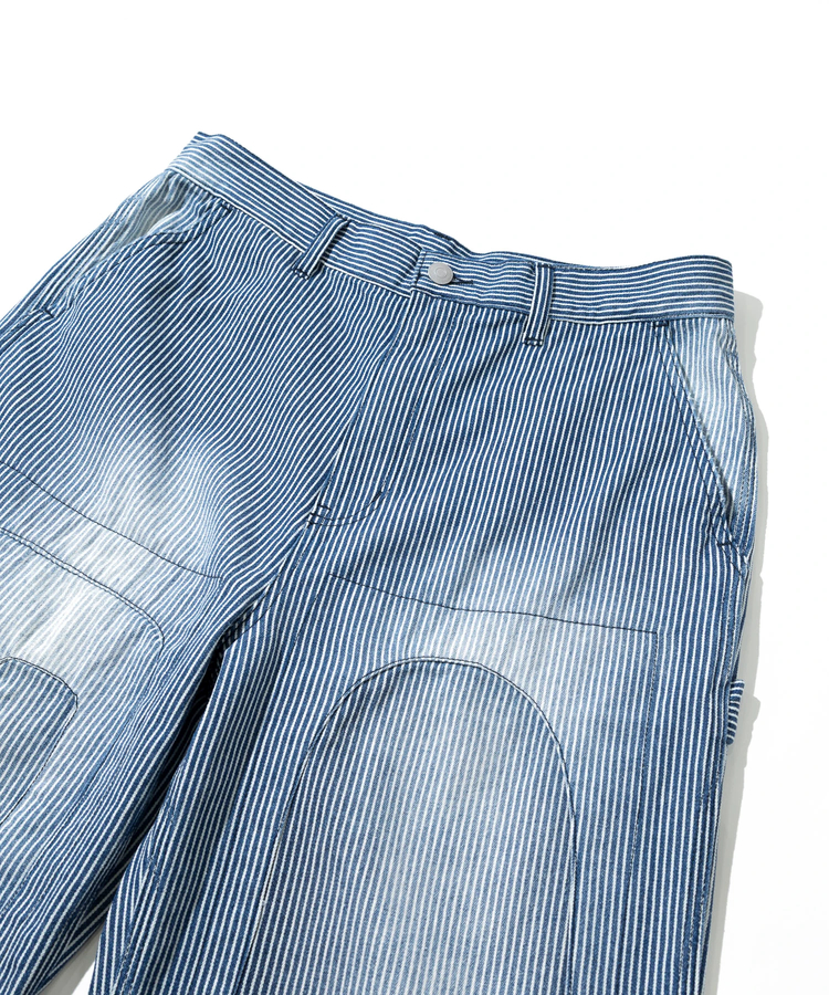 go slow caravan(ゴースローキャラバン) |リメイクヒッコリーペインターパンツ (MENS)