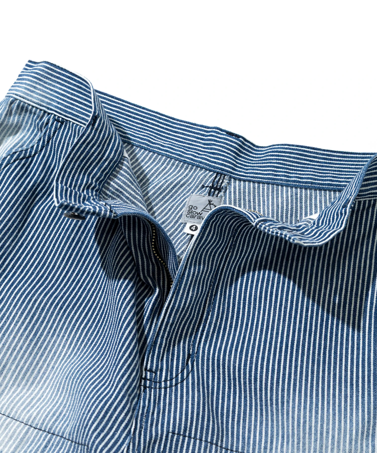 go slow caravan(ゴースローキャラバン) |リメイクヒッコリーペインターパンツ (MENS)