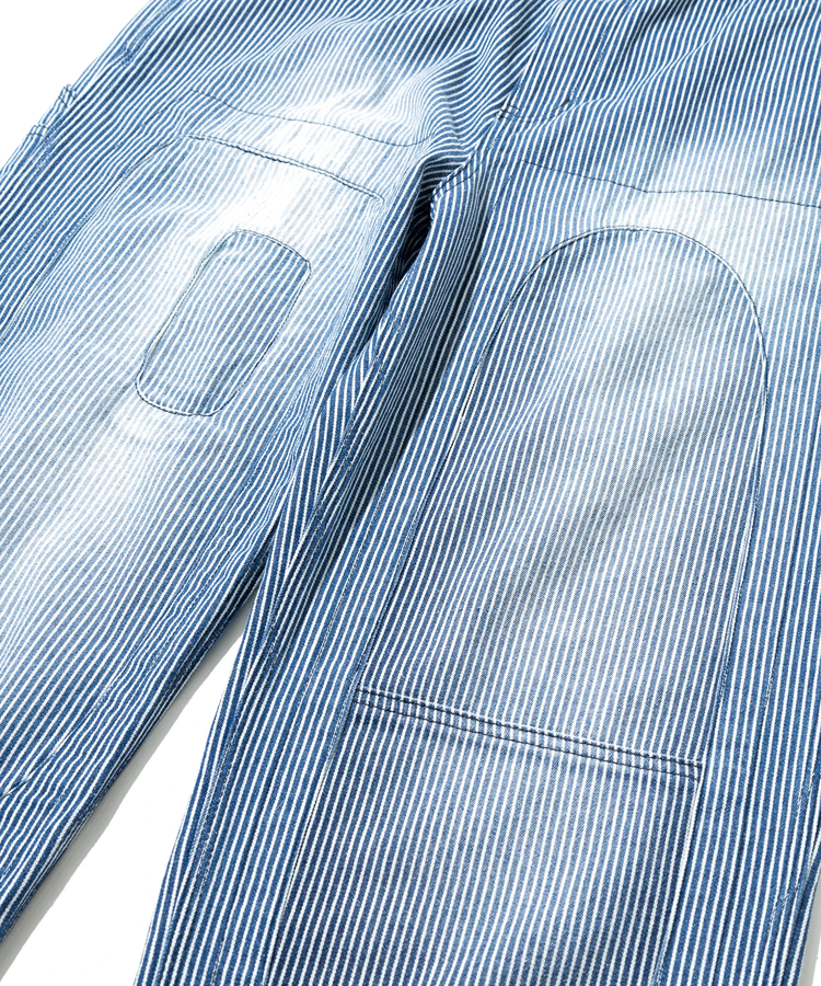 go slow caravan(ゴースローキャラバン) |リメイクヒッコリーペインターパンツ (MENS)