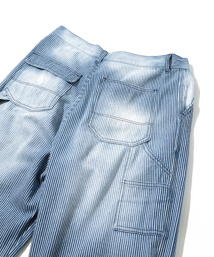 go slow caravan(ゴースローキャラバン) |リメイクヒッコリーペインターパンツ (MENS)