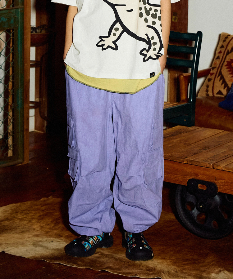 go slow caravan(ゴースローキャラバン) |ダンプICE DYEイージーカーゴパンツ (MENS)