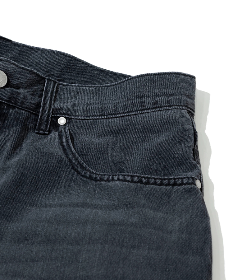 go slow caravan(ゴースローキャラバン) |デニム×ツイルUSED加工レイヤードハーフパンツ (MENS)