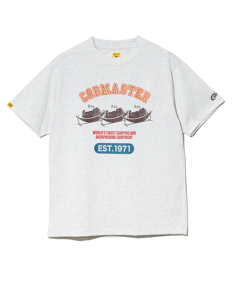 go slow caravan(ゴースローキャラバン) |COBMASTER/コブマスター T/C度詰め天竺ベーシックTEE《ハンモックベアー》(MENS)