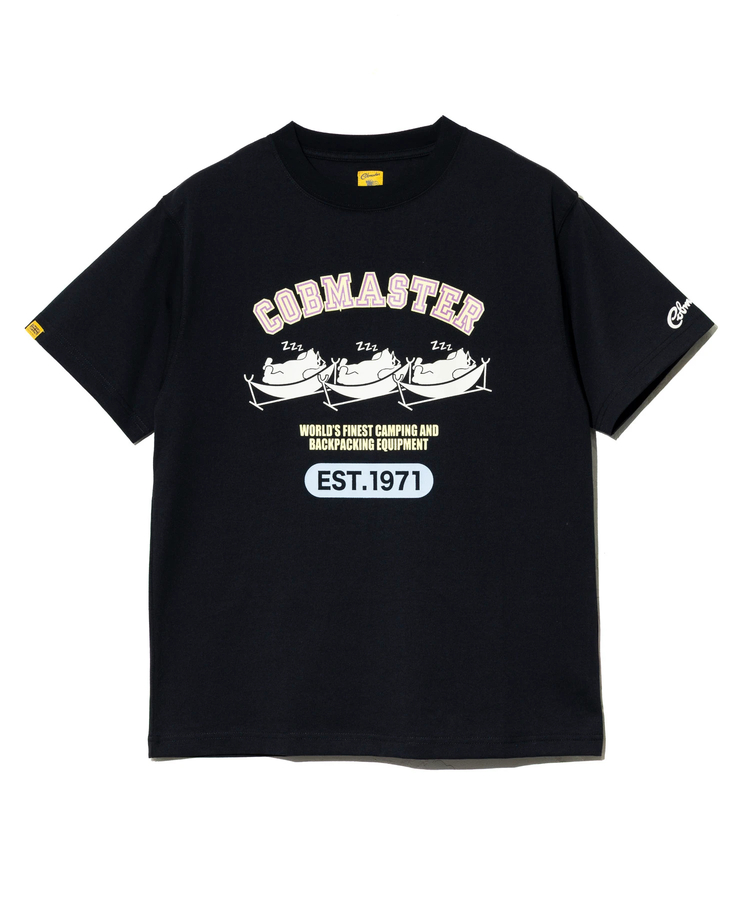 go slow caravan(ゴースローキャラバン) |COBMASTER/コブマスター T/C度詰め天竺ベーシックTEE《ハンモックベアー》(MENS)