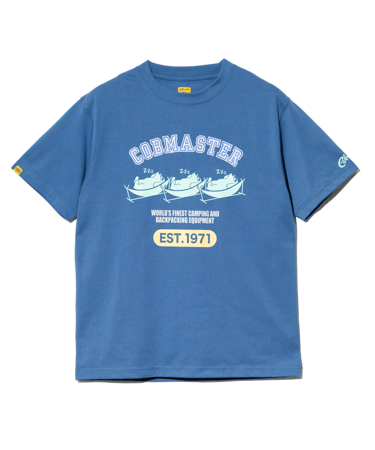 go slow caravan(ゴースローキャラバン) |COBMASTER/コブマスター T/C度詰め天竺ベーシックTEE《ハンモックベアー》(MENS)