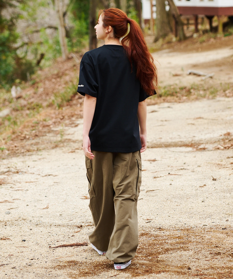 go slow caravan(ゴースローキャラバン) |COBMASTER/コブマスター T/C度詰め天竺ベーシックTEE《ハンモックベアー》(MENS)