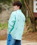 go slow caravan(ゴースローキャラバン) |COBMASTER/コブマスター シャンブレー総柄B.Dシャツ (MENS)