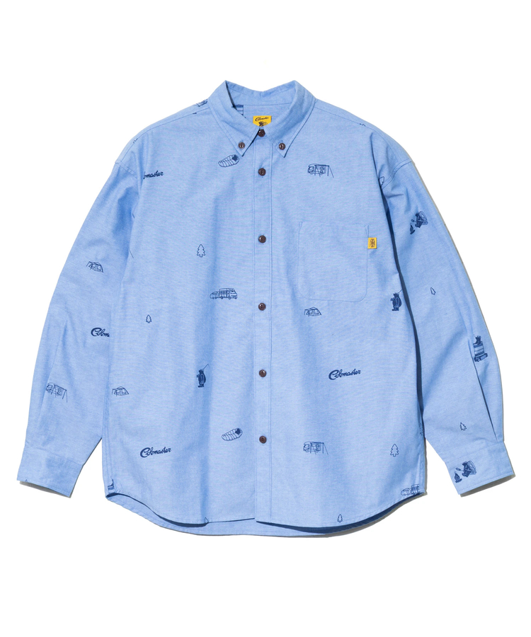 go slow caravan(ゴースローキャラバン) |COBMASTER/コブマスター シャンブレー総柄B.Dシャツ (MENS)
