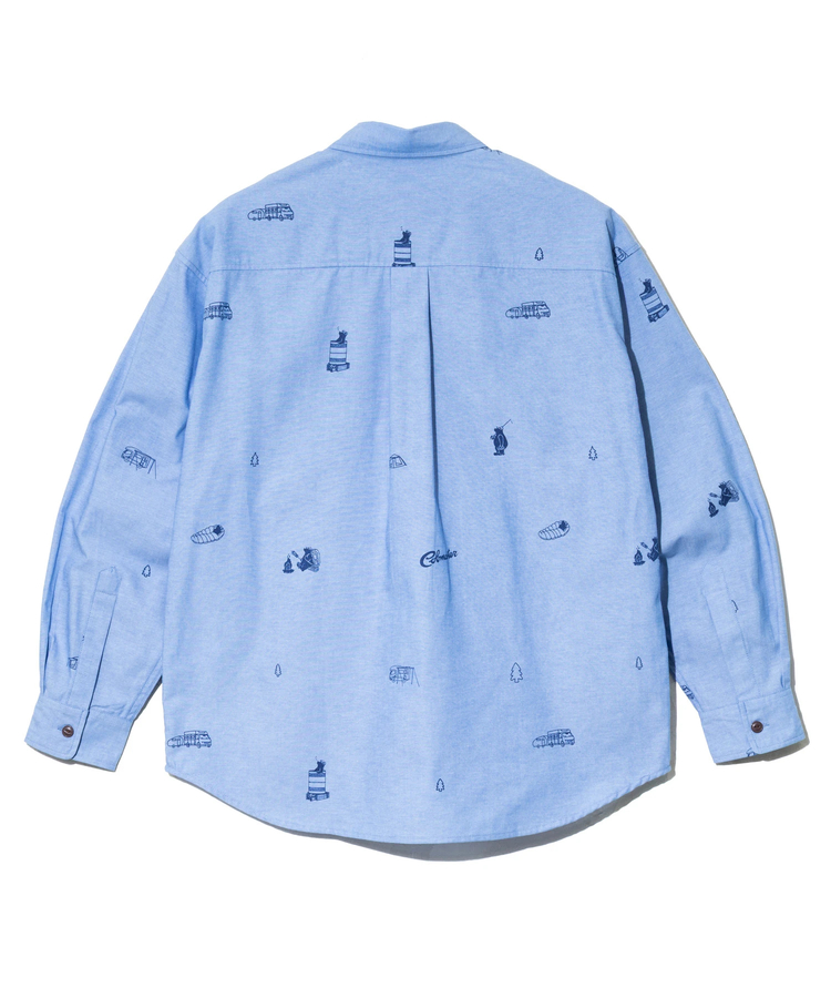 go slow caravan(ゴースローキャラバン) |COBMASTER/コブマスター シャンブレー総柄B.Dシャツ (MENS)