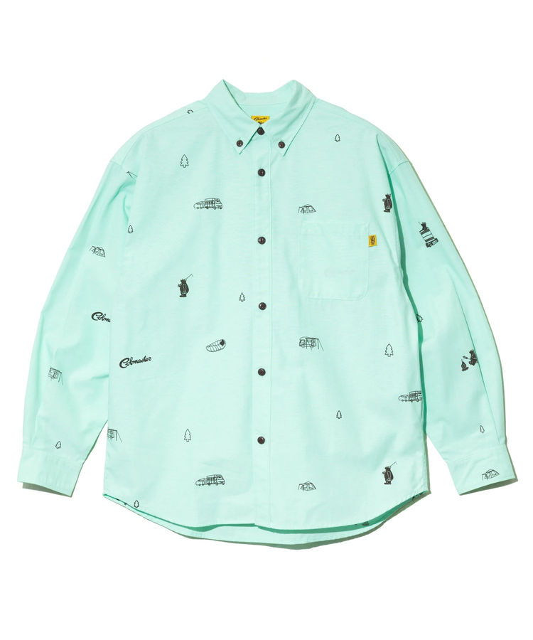 go slow caravan(ゴースローキャラバン) |COBMASTER/コブマスター シャンブレー総柄B.Dシャツ (MENS)