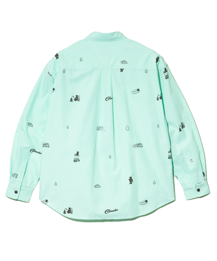 go slow caravan(ゴースローキャラバン) |COBMASTER/コブマスター シャンブレー総柄B.Dシャツ (MENS)