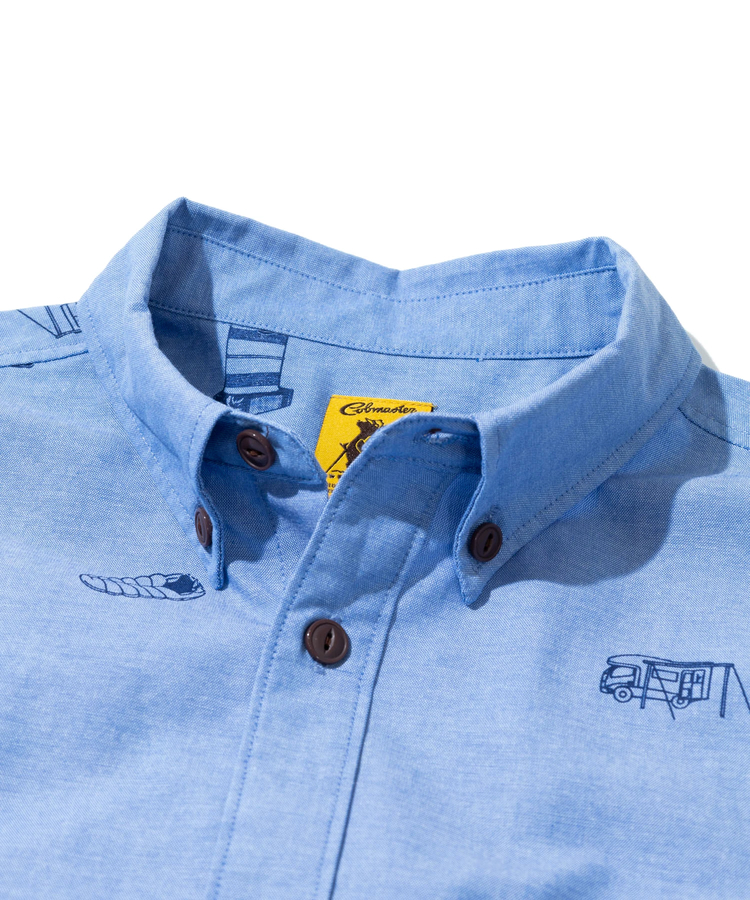 go slow caravan(ゴースローキャラバン) |COBMASTER/コブマスター シャンブレー総柄B.Dシャツ (MENS)