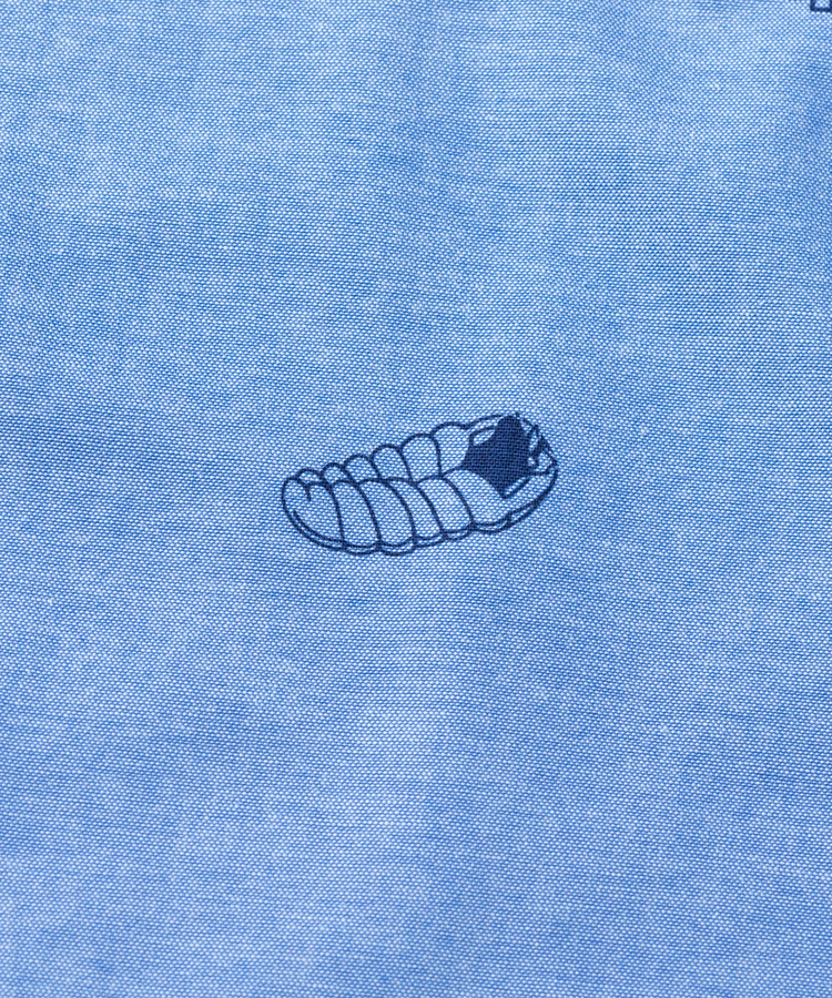 go slow caravan(ゴースローキャラバン) |COBMASTER/コブマスター シャンブレー総柄B.Dシャツ (MENS)