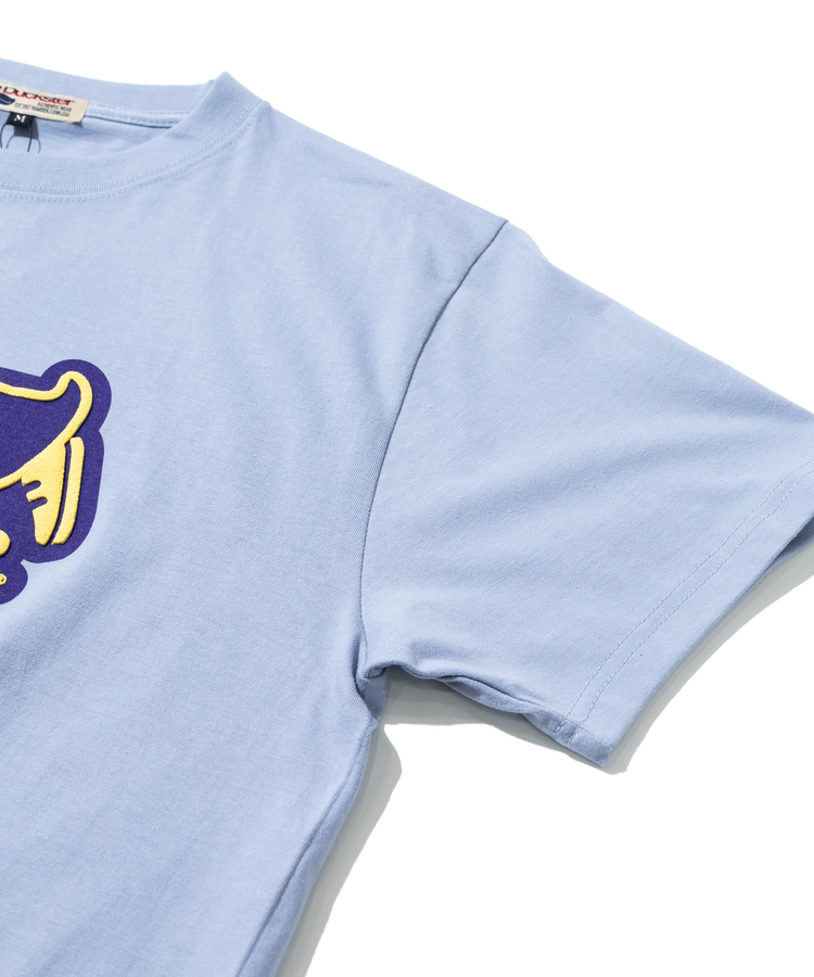 go slow caravan(ゴースローキャラバン) |DUCKSTER/ダックスター 18/-度詰め天竺 レギュラーフィットS/STEE《ロゴ》(MENS)