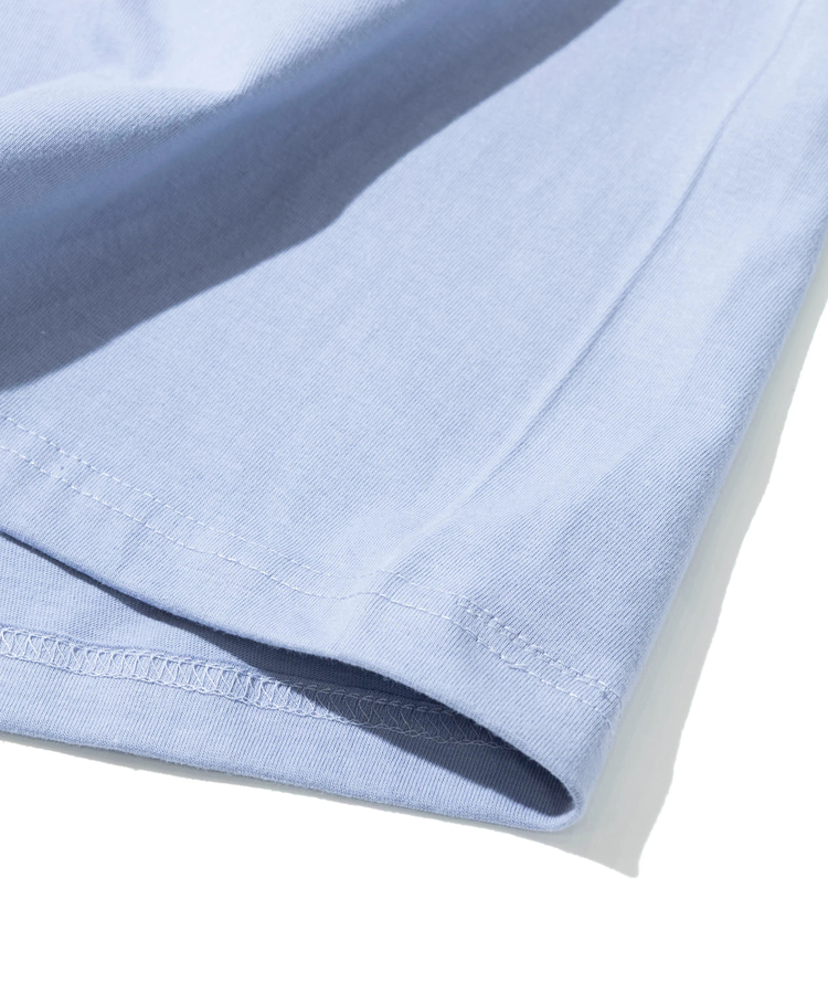 go slow caravan(ゴースローキャラバン) |DUCKSTER/ダックスター 18/-度詰め天竺 レギュラーフィットS/STEE《ロゴ》(MENS)