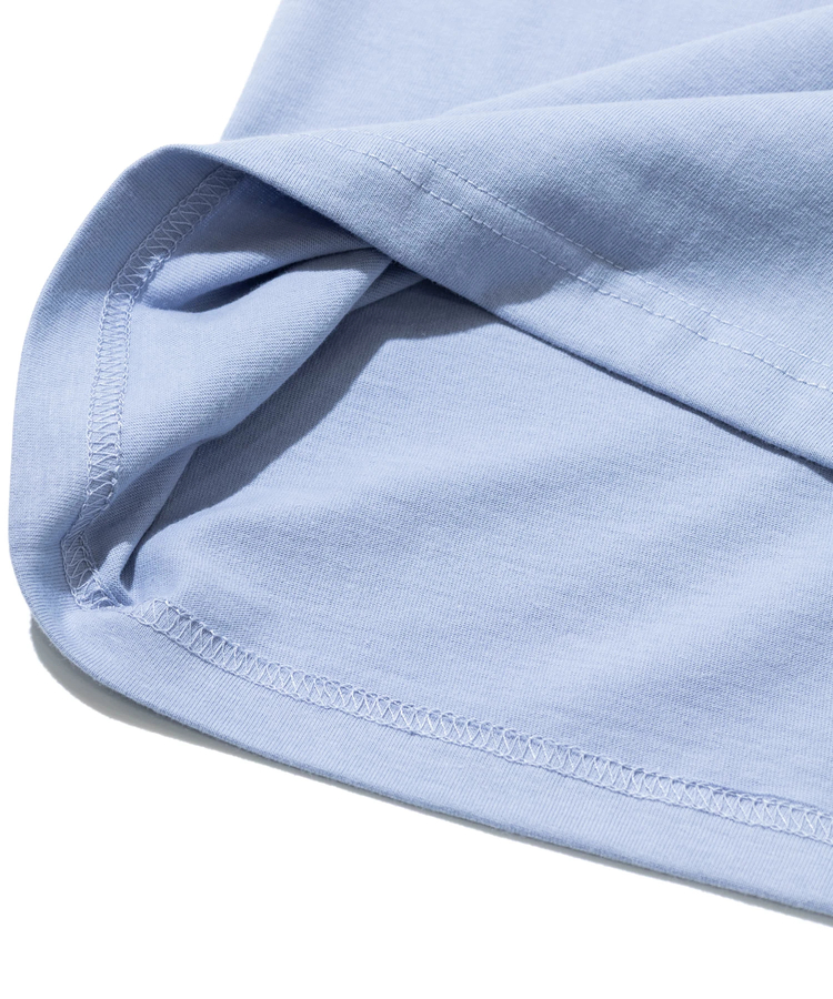 go slow caravan(ゴースローキャラバン) |DUCKSTER/ダックスター 18/-度詰め天竺 レギュラーフィットS/STEE《ロゴ》(MENS)