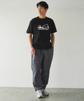 go slow caravan(ゴースローキャラバン) |DUCKSTER/ダックスター 18/-度詰め天竺 レギュラーフィットS/STEE《ロゴ》(MENS)