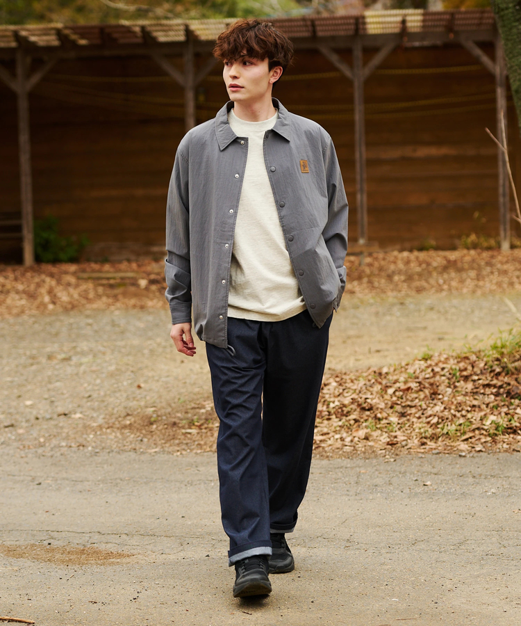 go slow caravan(ゴースローキャラバン) |COBMASTER/コブマスター ストレッチC/NベアーロゴコーチJKT (MENS)