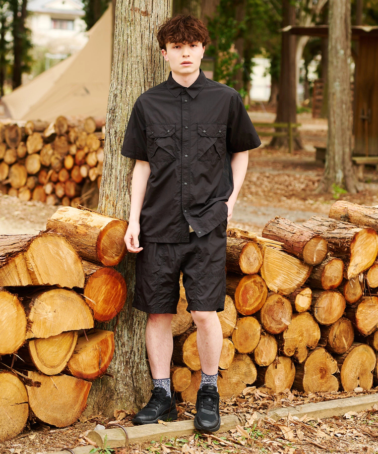 go slow caravan(ゴースローキャラバン) |COBMASTER/コブマスター リップナイロン/メッシュ半袖シャツ (MENS)