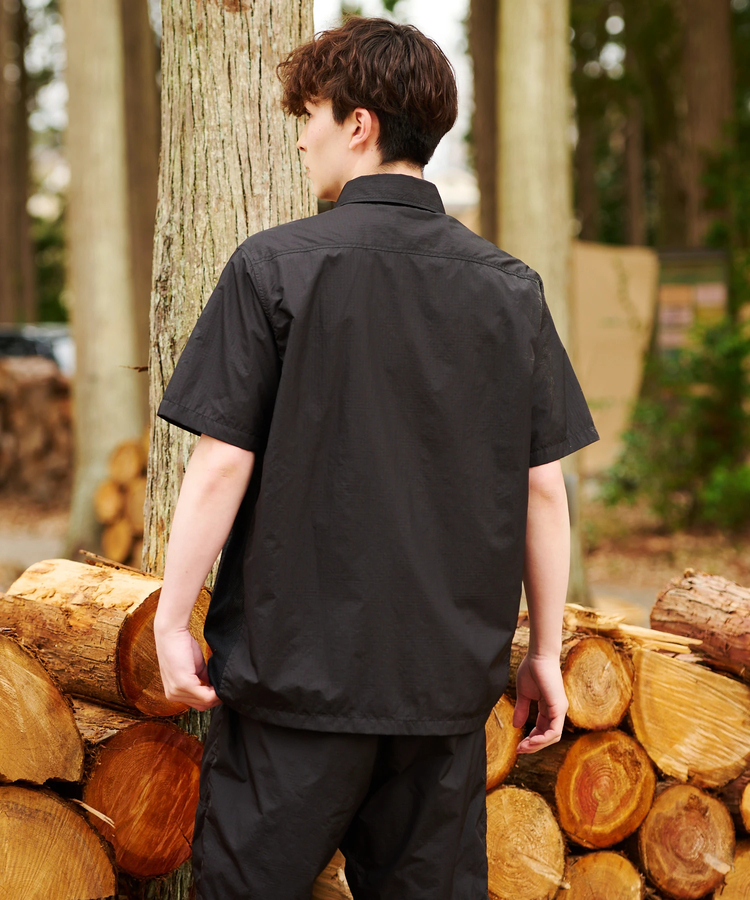 go slow caravan(ゴースローキャラバン) |COBMASTER/コブマスター リップナイロン/メッシュ半袖シャツ (MENS)