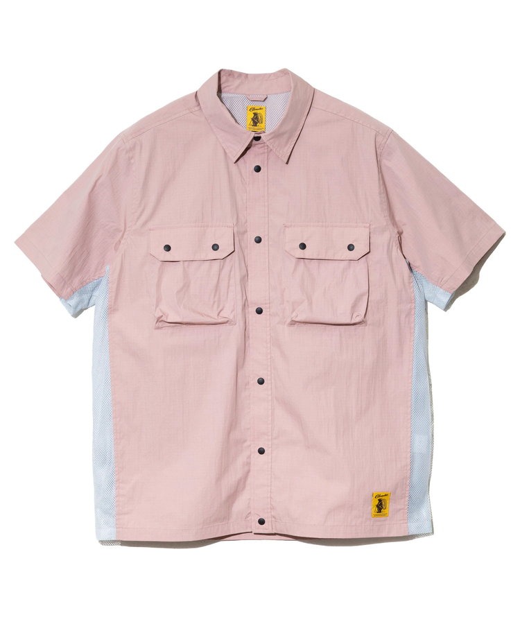 go slow caravan(ゴースローキャラバン) |COBMASTER/コブマスター リップナイロン/メッシュ半袖シャツ (MENS)