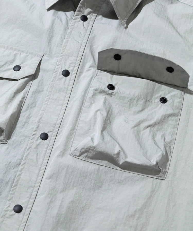 go slow caravan(ゴースローキャラバン) |COBMASTER/コブマスター リップナイロン/メッシュ半袖シャツ (MENS)