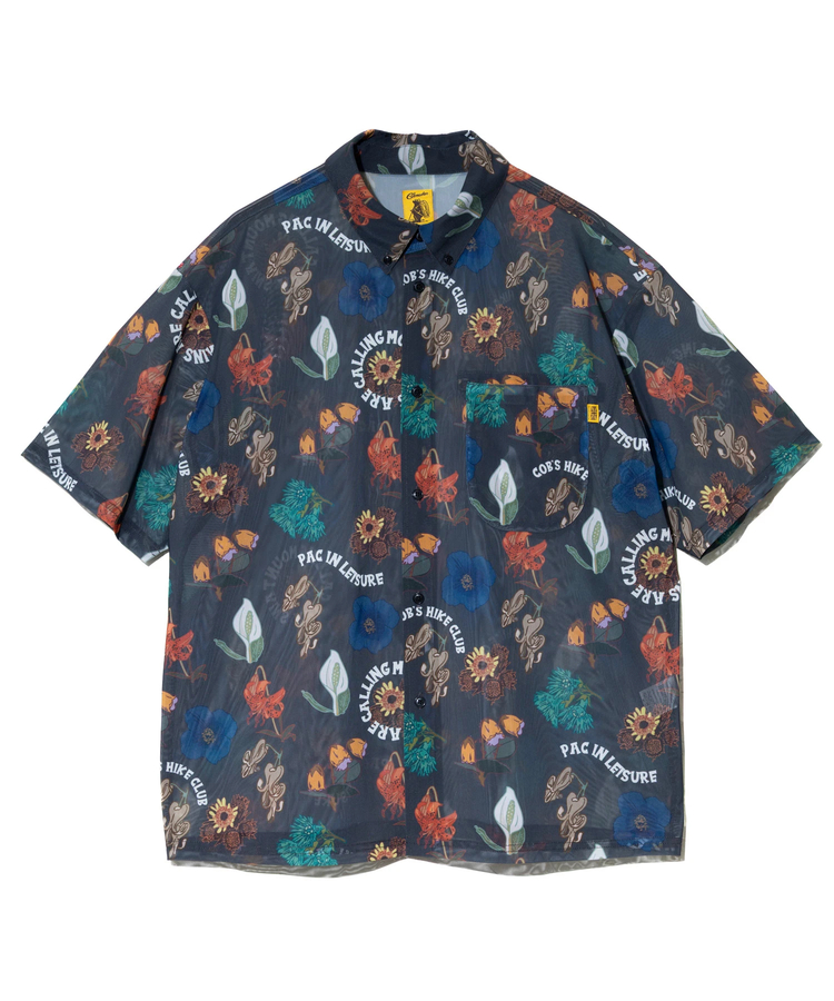 go slow caravan(ゴースローキャラバン) |COBMASTER/コブマスター 総柄メッシュ半袖シャツ (MENS)