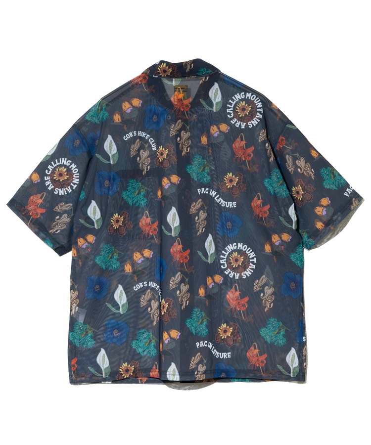 go slow caravan(ゴースローキャラバン) |COBMASTER/コブマスター 総柄メッシュ半袖シャツ (MENS)