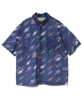 go slow caravan(ゴースローキャラバン) |COBMASTER/コブマスター 総柄メッシュ半袖シャツ (MENS)