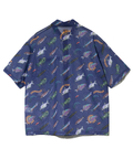 go slow caravan(ゴースローキャラバン) |COBMASTER/コブマスター 総柄メッシュ半袖シャツ (MENS)