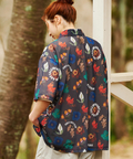 go slow caravan(ゴースローキャラバン) |COBMASTER/コブマスター 総柄メッシュ半袖シャツ (MENS)