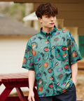 go slow caravan(ゴースローキャラバン) |COBMASTER/コブマスター 総柄メッシュ半袖シャツ (MENS)