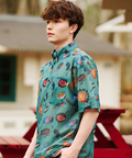 go slow caravan(ゴースローキャラバン) |COBMASTER/コブマスター 総柄メッシュ半袖シャツ (MENS)