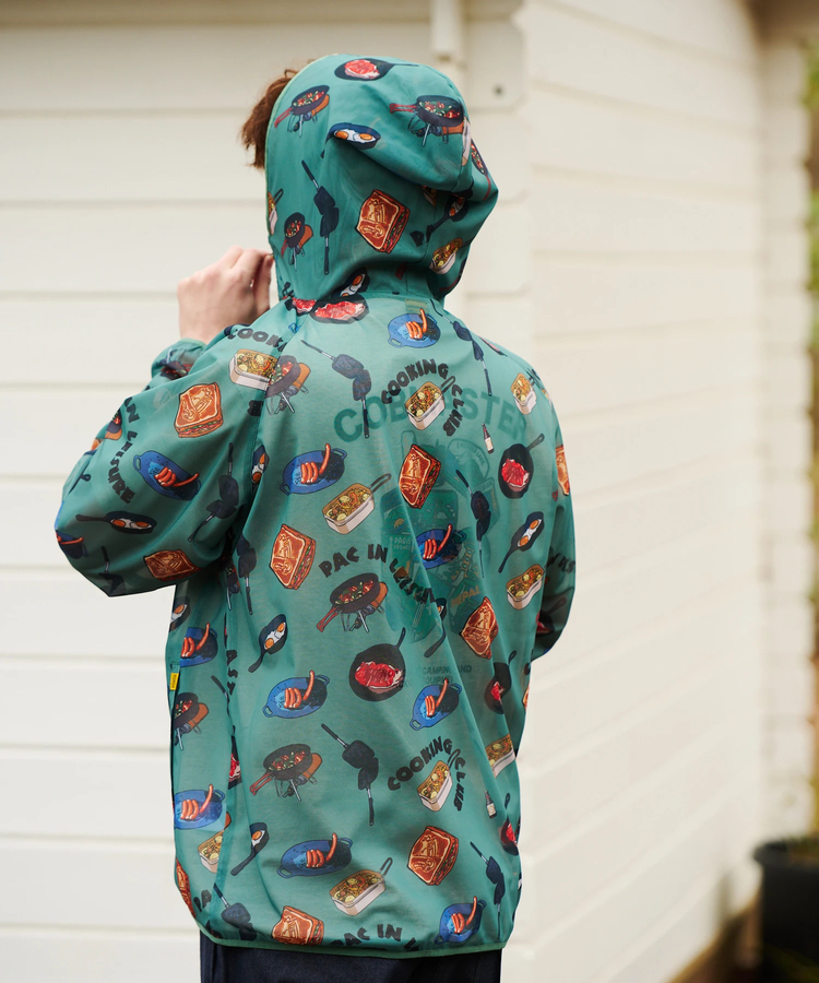 go slow caravan(ゴースローキャラバン) |COBMASTER/コブマスター 総柄メッシュフルジップパーカー (MENS)