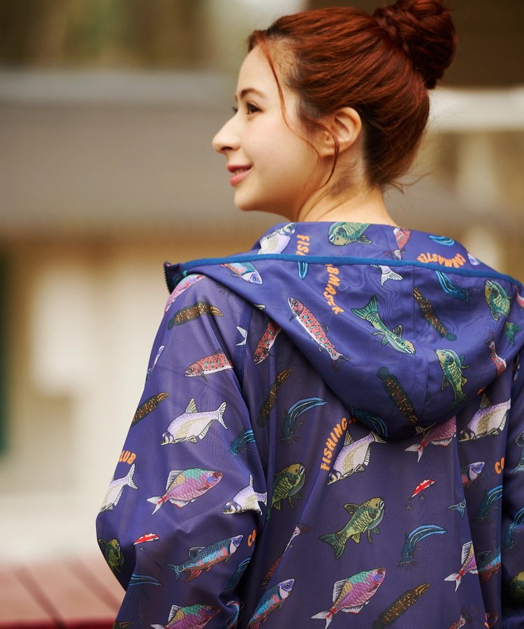 go slow caravan(ゴースローキャラバン) |COBMASTER/コブマスター 総柄メッシュフルジップパーカー (MENS)